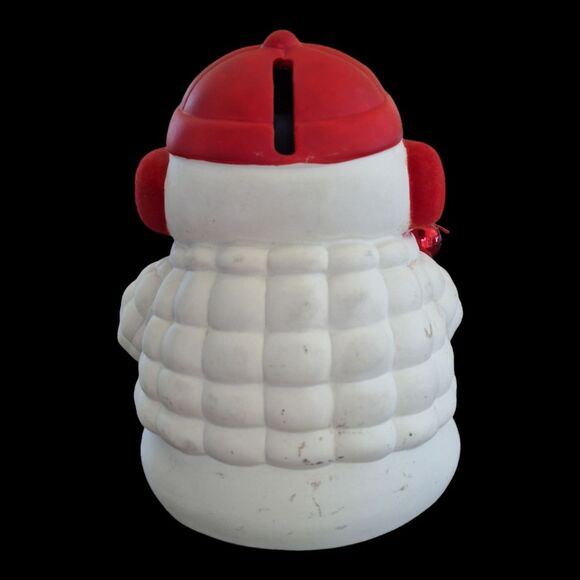 Dept 56 Bank Snowpinion Frozen Assets Porcelain Christmas Snowman Retired - Picture 6 of 13